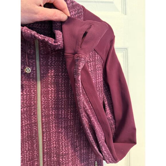 [Modern] Lululemon Dark Purple Full Zip Yoga Jacket - Size M - Picture 2 of 10
